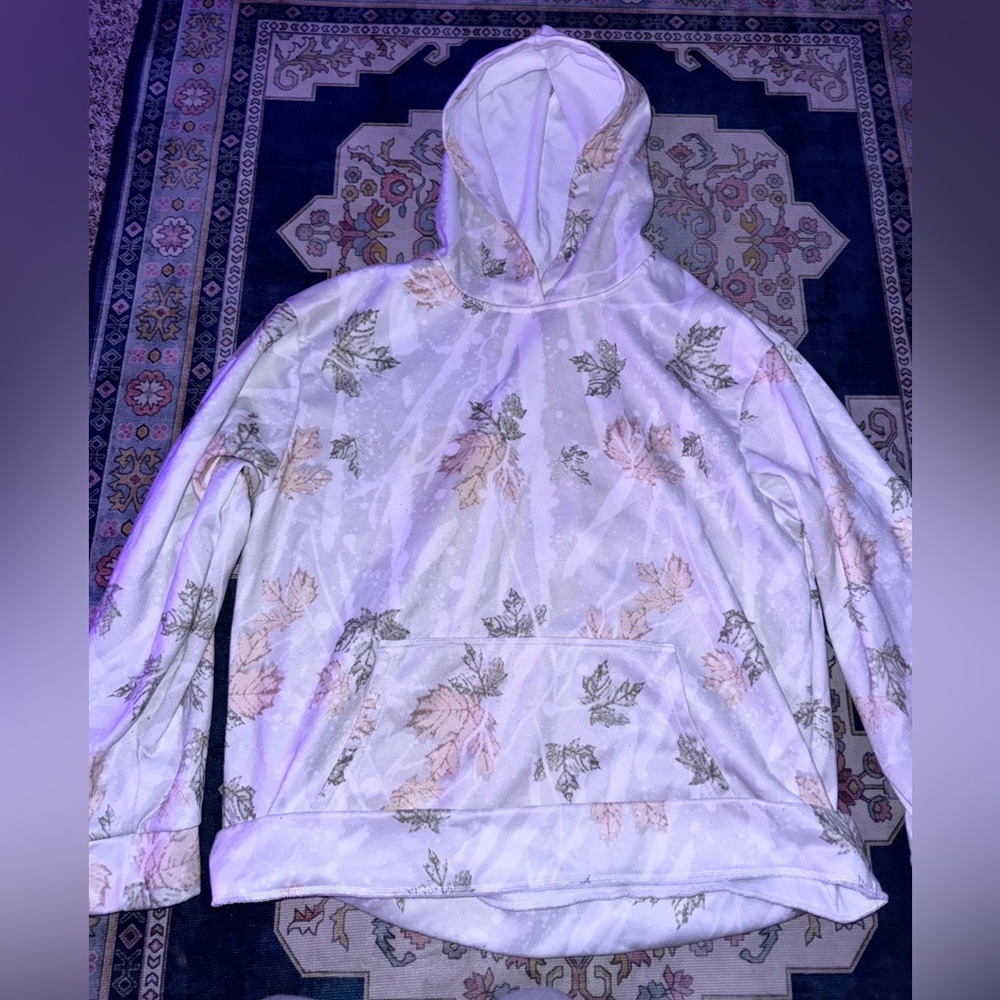 White camo hoodie